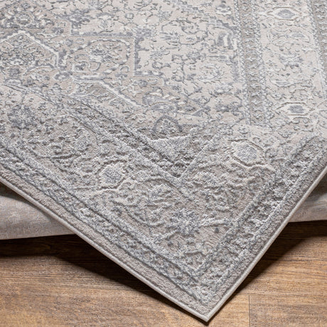 Surya Katmandu Kat-2318 Light Brown, Cream, Charcoal, Gray Rug.