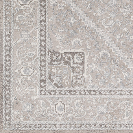 Surya Katmandu Kat-2318 Light Brown, Cream, Charcoal, Gray Rug.