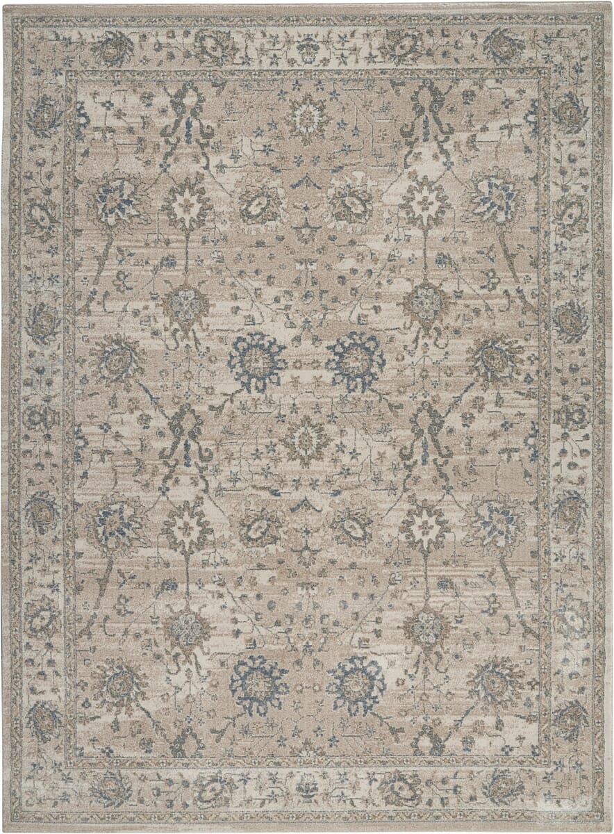 Kathy Ireland Home Moroccan Celebration Ki384 Ivory / Sand Rugs.