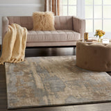 Kathy Ireland Home Moroccan Celebration Ki386 Grey/Beige Rugs.