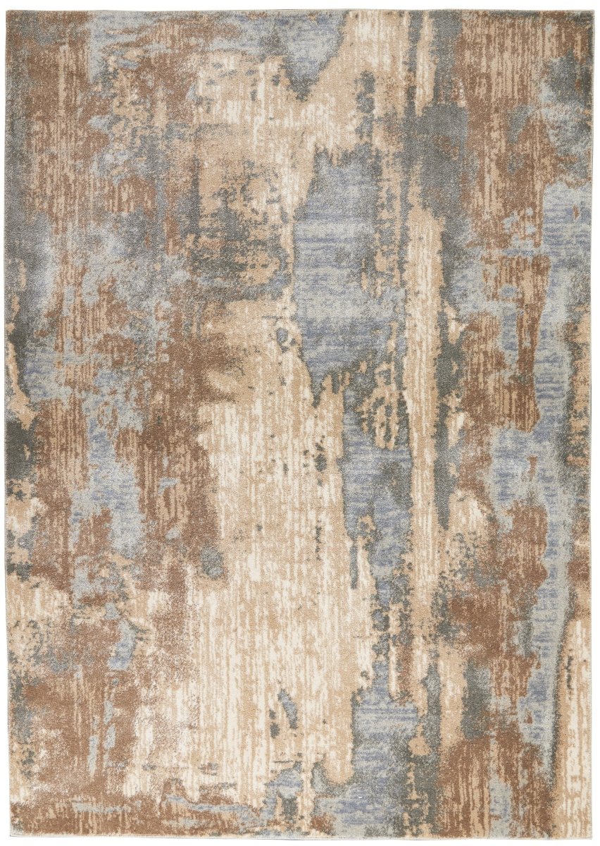 Kathy Ireland Home Moroccan Celebration Ki386 Grey/Beige Rugs.