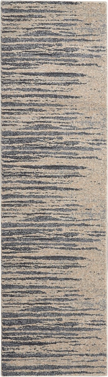 Kathy Ireland Home Moroccan Celebration Ki387 Blue/Beige Rug.