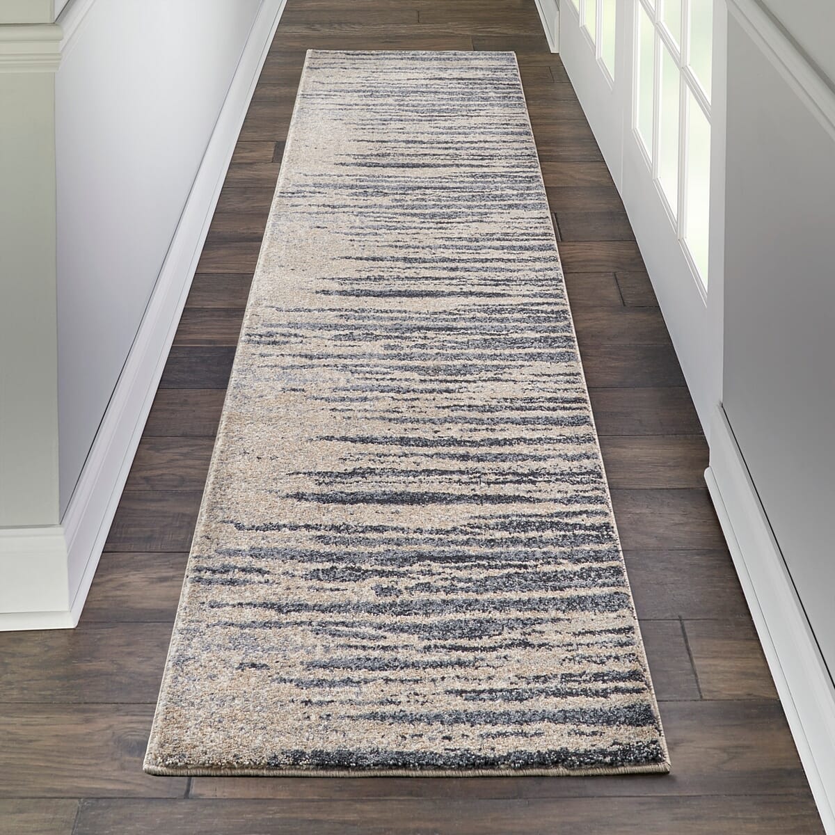 Kathy Ireland Home Moroccan Celebration Ki387 Blue/Beige Rug.