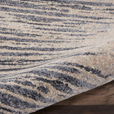 Kathy Ireland Home Moroccan Celebration Ki387 Blue/Beige Rug.