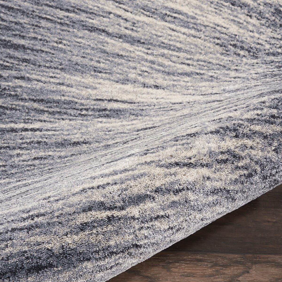 Kathy Ireland Home Moroccan Celebration Ki389 Blue / Grey Rugs.
