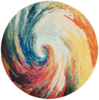 Nourison Celestial Ces07 Wave Rug