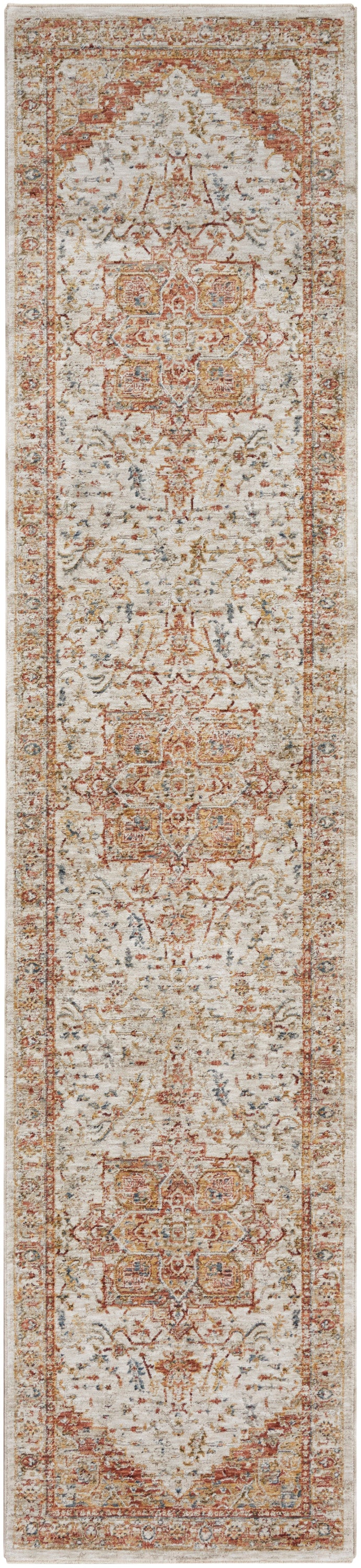 Nourison Sahar Shr06 Ivory Rust Area Rug