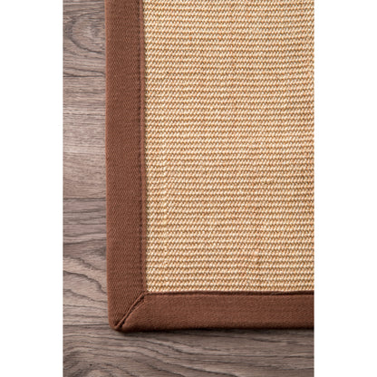 Nuloom Orsay Sisal Zhss01E Brown Area Rug