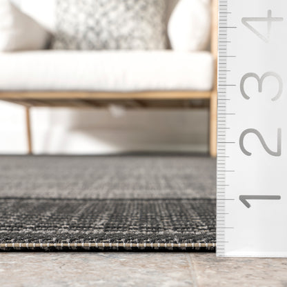 Nuloom Gris Contemporary Owdn05A Gray Area Rug