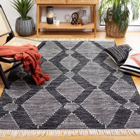 Safavieh Kilim Klm325Z Black/Ivory Area Rug