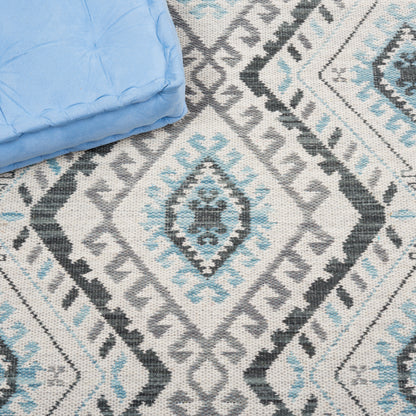 Safavieh Kilim Klm329A Ivory/Blue Area Rug