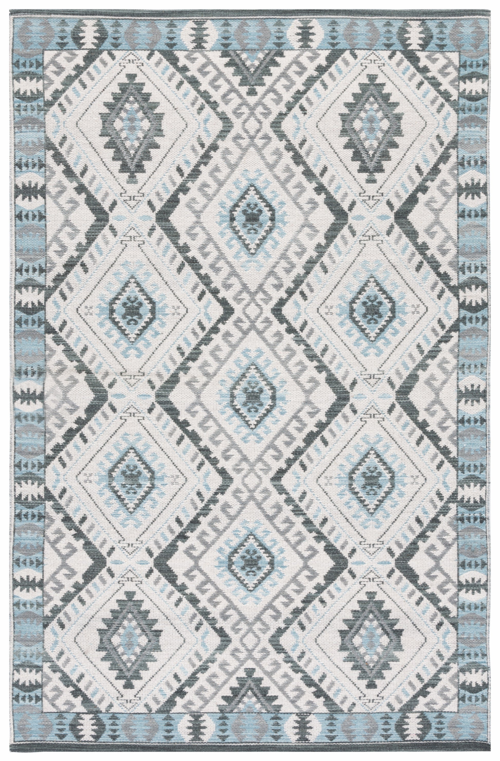 Safavieh Kilim Klm329A Ivory/Blue Area Rug