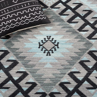 Safavieh Kilim Klm330F Grey/Black Area Rug