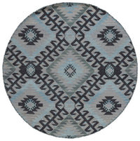 Safavieh Kilim Klm330F Grey/Black Area Rug