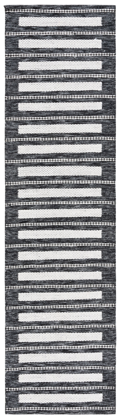 Safavieh Kilim Klm441Z Black/Ivory Area Rug