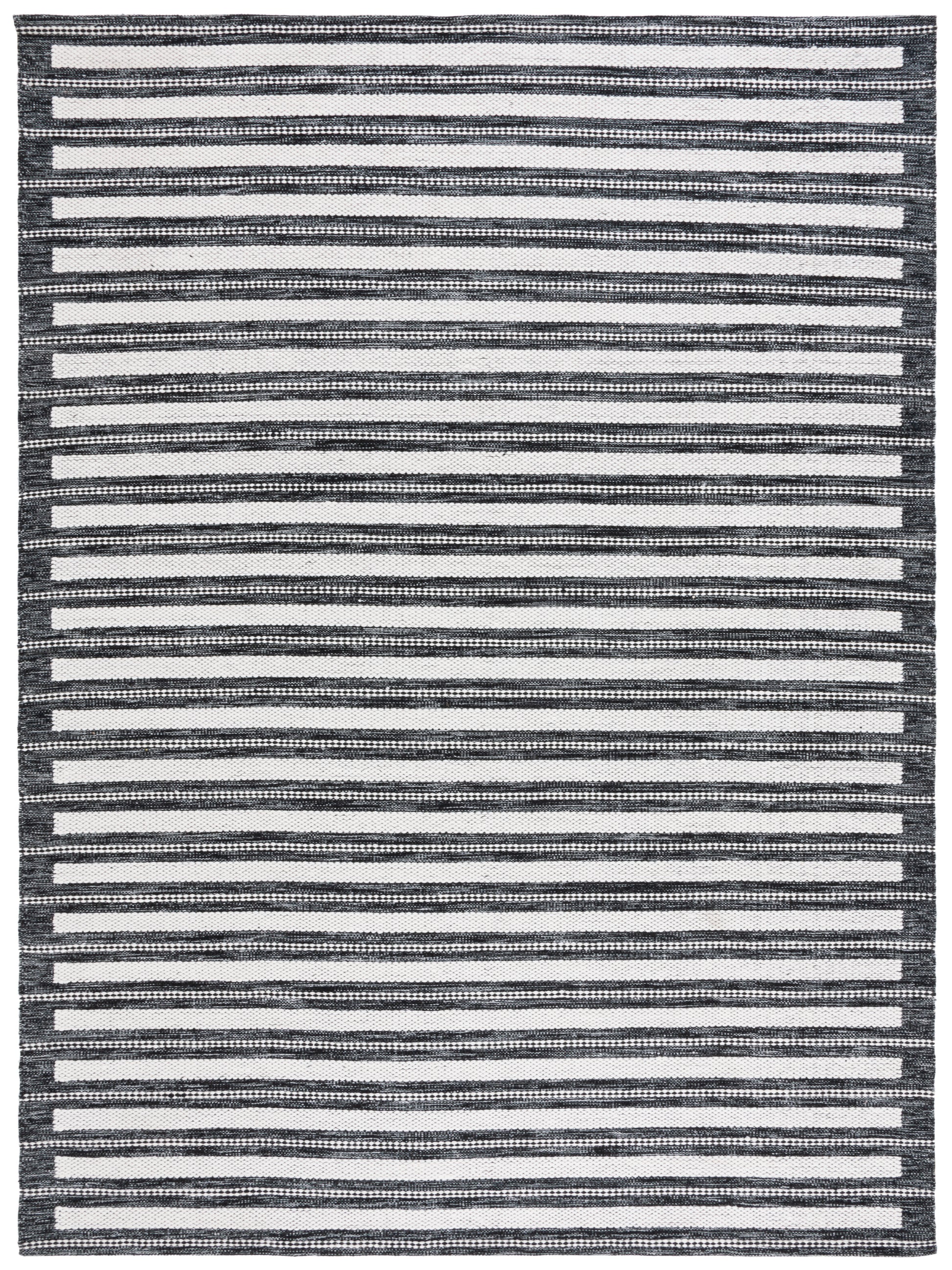 Safavieh Kilim Klm441Z Black/Ivory Area Rug