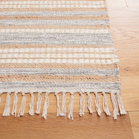 Safavieh Kilim Klm443F Natural/Grey Rug.