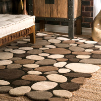 Nuloom Pebbles Pb01C Natural Area Rug