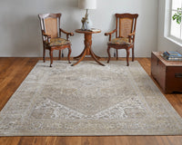 Feizy Celene Cel39Kxf Brown/Ivory/Tan Area Rug