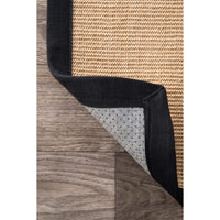 Nuloom Orsay Sisal Zhss01A Black Area Rug