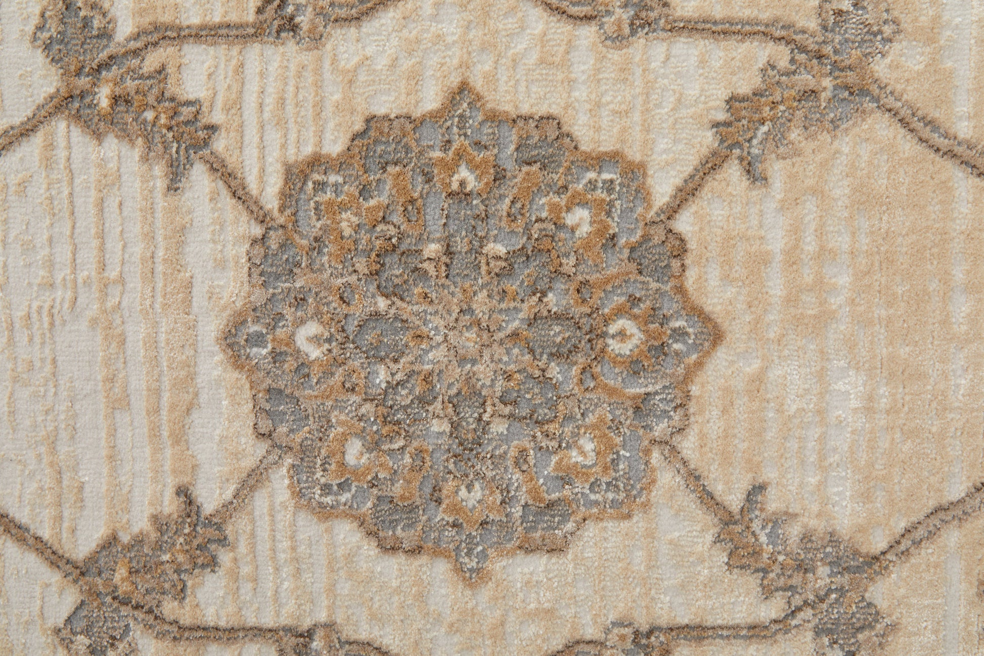 Feizy Celene Cel39Kzf Tan/Ivory/Brown Area Rug