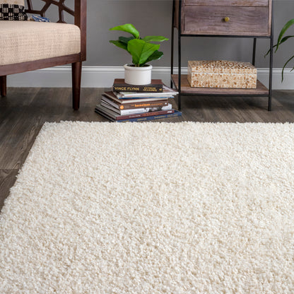 Nuloom Haisley Casual Shag Ozus01B Beige Area Rug