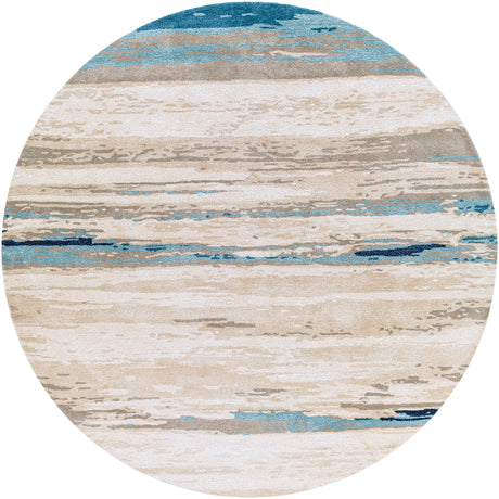 Surya Kavita Kvt-2306 Taupe, Ivory, Medium Gray, Navy Rugs.