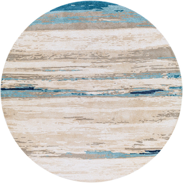 Surya Kavita Kvt-2306 Taupe, Ivory, Medium Gray, Navy Rugs.