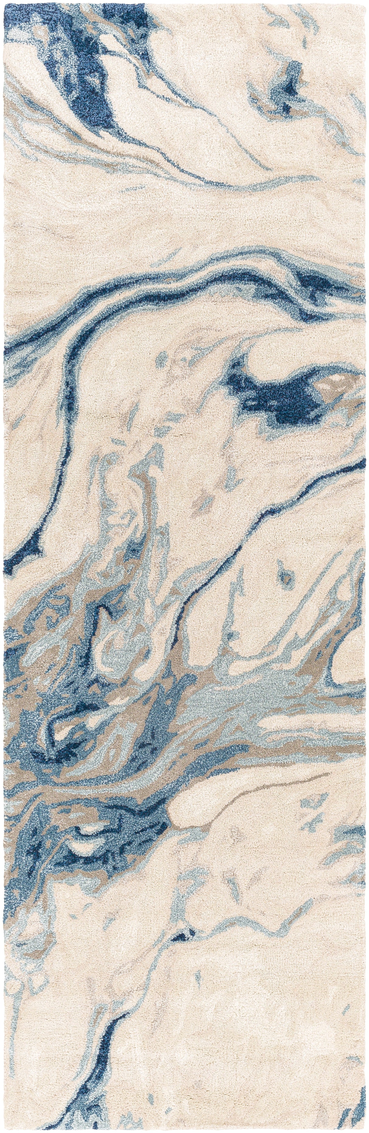Surya Kavita Kvt-2315 Navy, Denim, Medium Gray, Taupe Rugs.