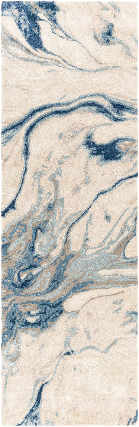 Surya Kavita Kvt-2315 Navy, Denim, Medium Gray, Taupe Rugs.