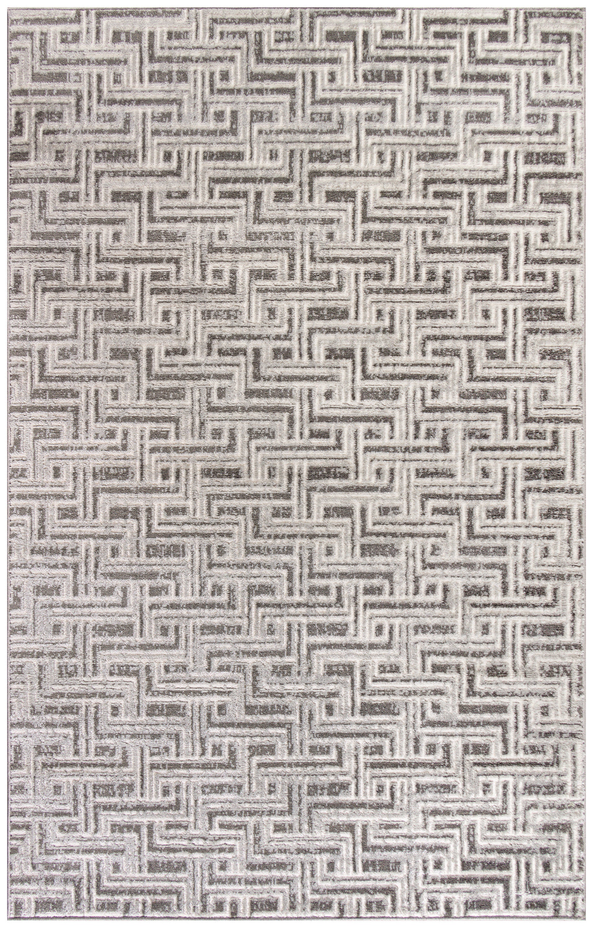 Nourison Serenity Home Srh04 Grey Ivory Area Rug