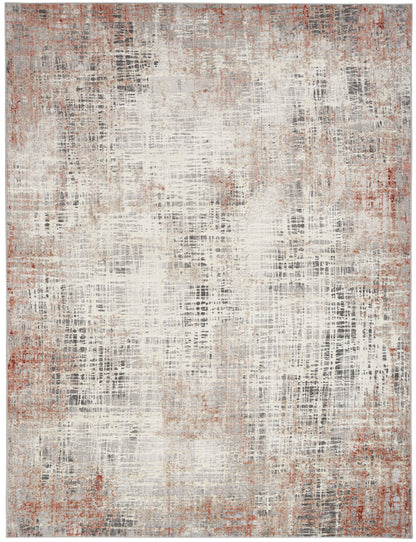 Calvin Klein Home Ck022 Infinity Ifn01 Rust Multicolor Rug