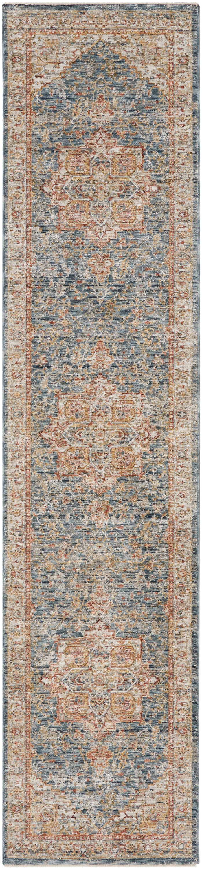 Nourison Sahar Shr06 Ivory Blue Area Rug