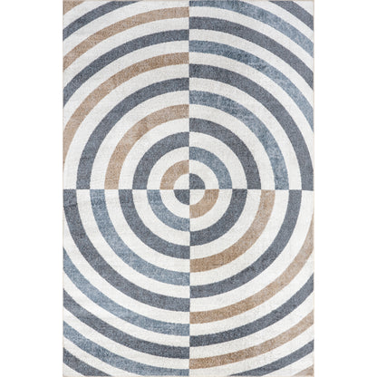 Nuloom Modern Swirls Grhn06A Blue Area Rug