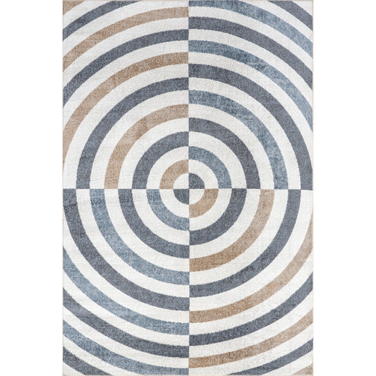 Nuloom Modern Swirls Grhn06A Blue Area Rug