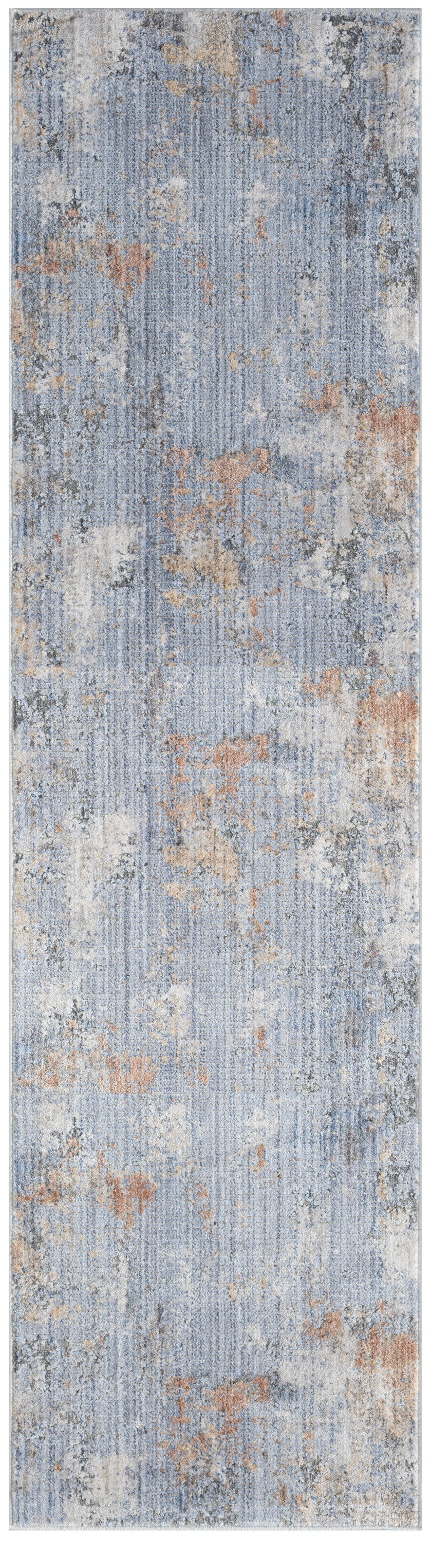 Nourison Abstract Hues Abh01 Grey Blue Area Rug