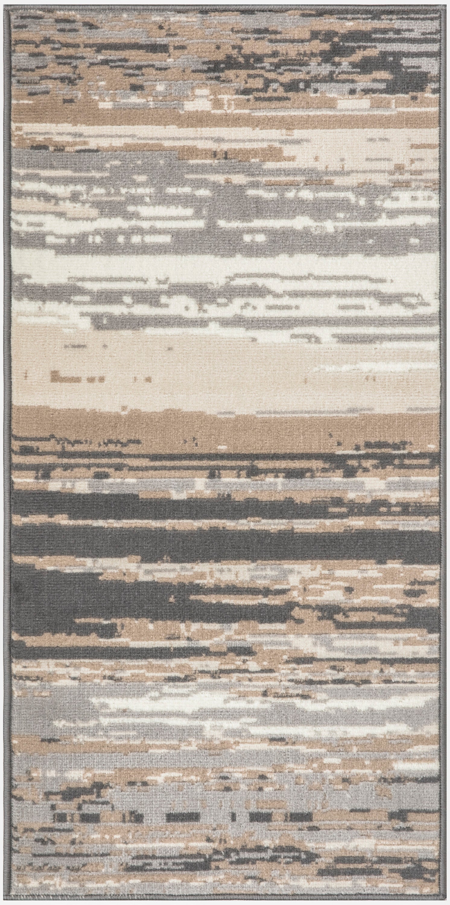 Nourison Jubilant Jub04 Grey Beige Area Rug