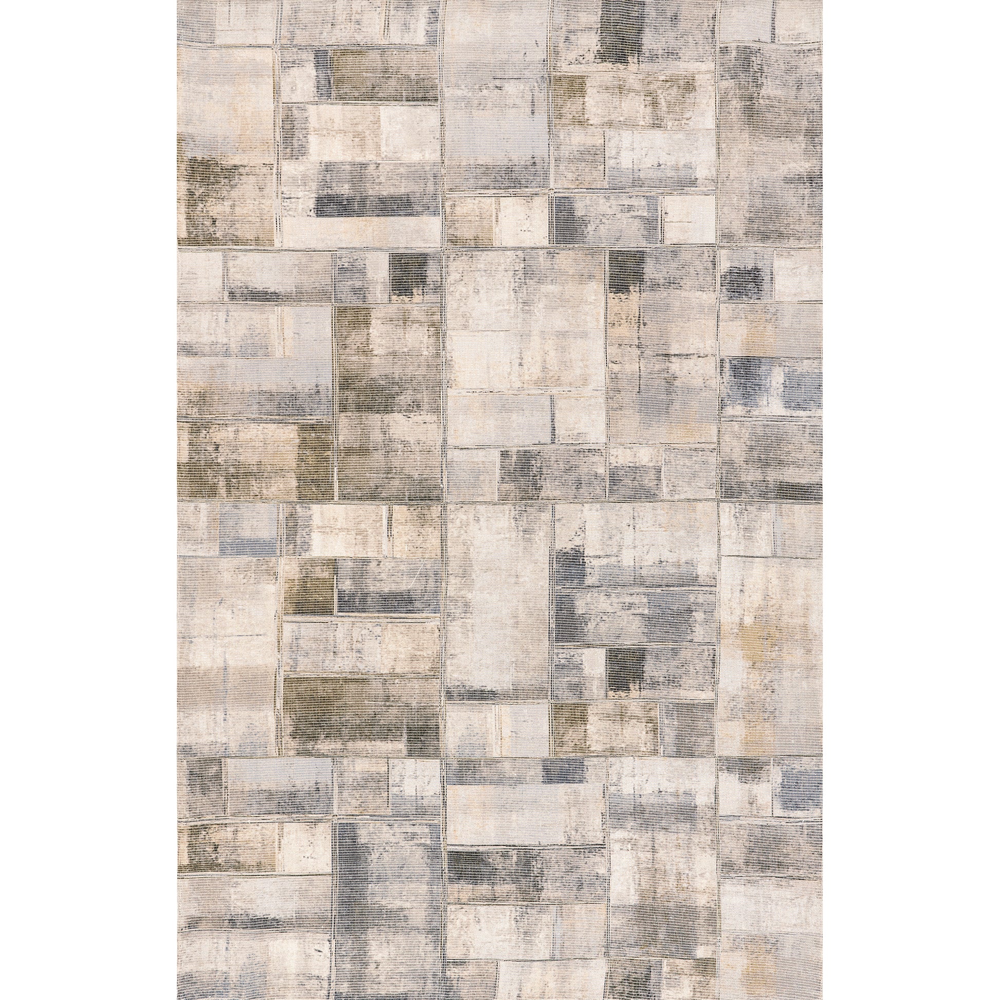 Nuloom Manon Abstract Blocks Svwi04A Gray Area Rug