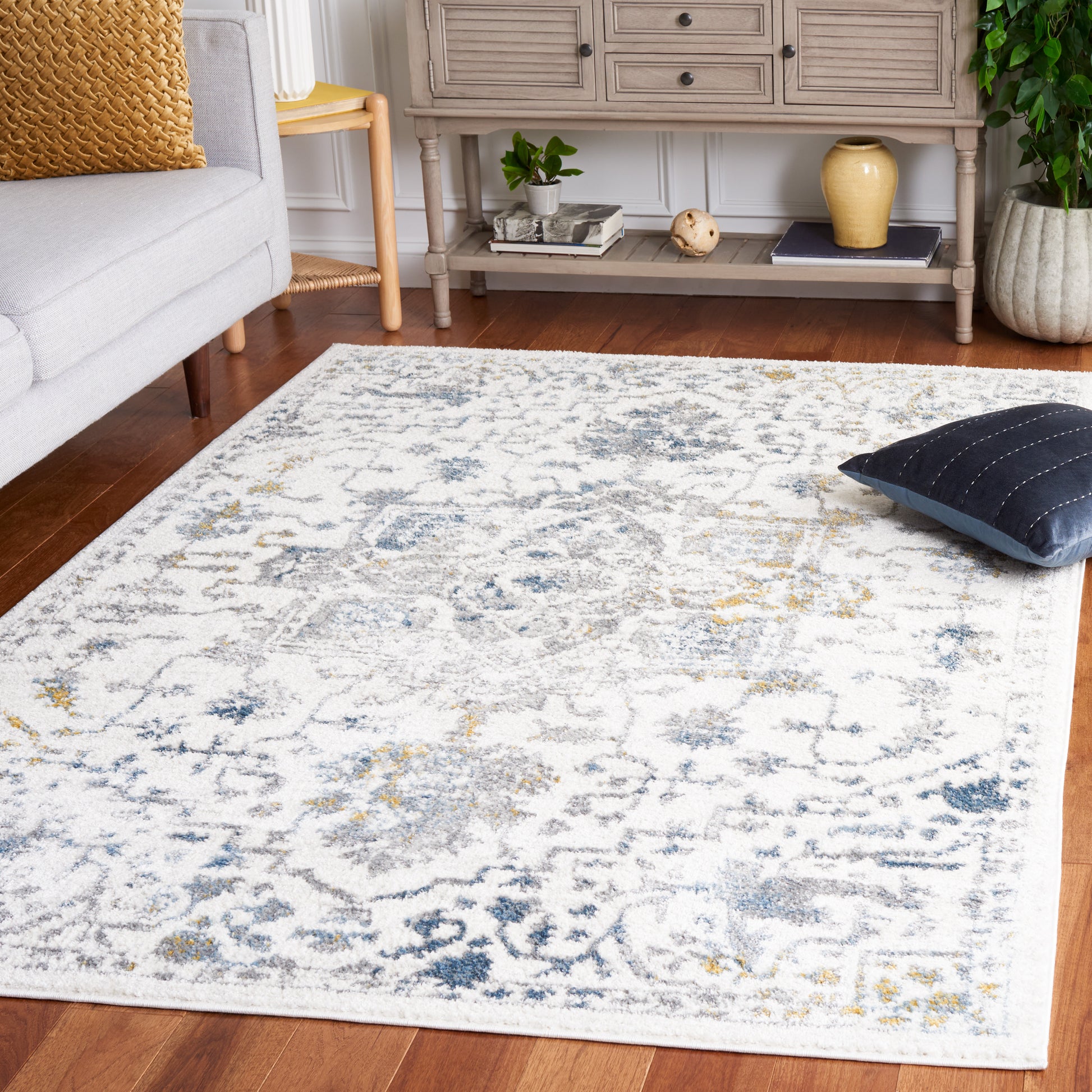 Safavieh Layla Lay112A Ivory Grey/Blue Area Rug