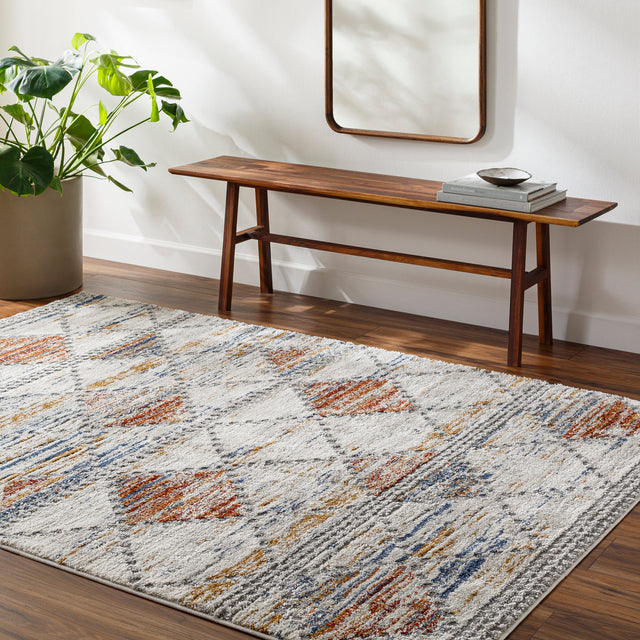 Surya Liebe Lbe-2303 Light Silver, Ash, Sage, Pewter, Copper Rug.