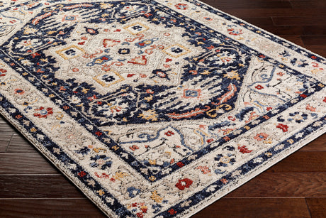 Surya Liebe Lbe-2304 Midnight Blue, Ash, Light Grey, Nickel, Sage, Khaki Rug.