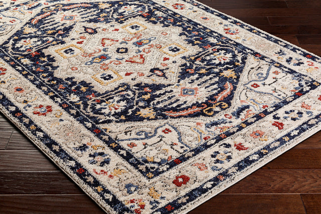 Surya Liebe Lbe-2304 Midnight Blue, Ash, Light Grey, Nickel, Sage, Khaki Rug.