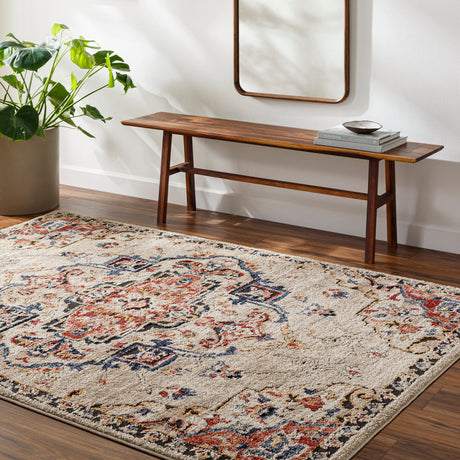 Surya Liebe Lbe-2308 Pearl, Natural, Ink, Camel, Clay, Khaki Rug.