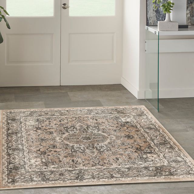 Nourison Quarry Qua05 Beige/Grey Rugs