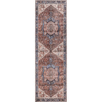 Nuloom Harriet Vintage Medallion Khmc04E Blue Area Rug