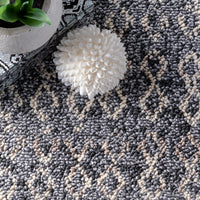 Nuloom Claudia Diamond Stgl03B Gray Area Rug