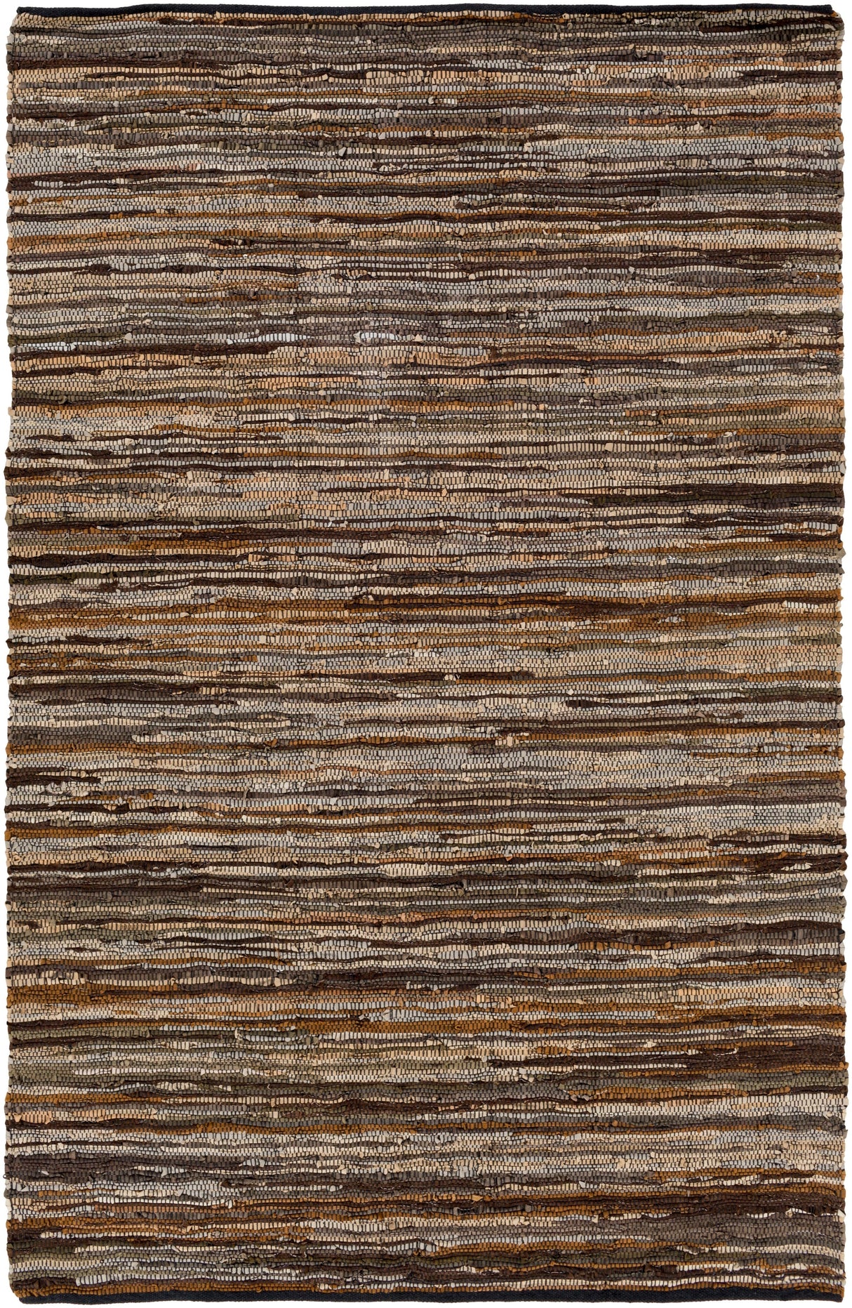 Surya Log Cabin Lgc-1000 Dark Brown, Camel, Light Gray, Khaki Rugs.