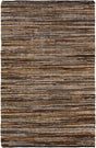 Surya Log Cabin Lgc-1000 Dark Brown, Camel, Light Gray, Khaki Rugs.