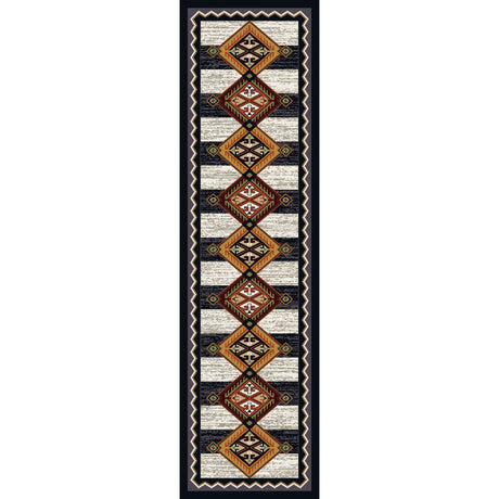American Dakota Lineage Black & White Rug
