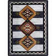 American Dakota Lineage Black & White Rug
